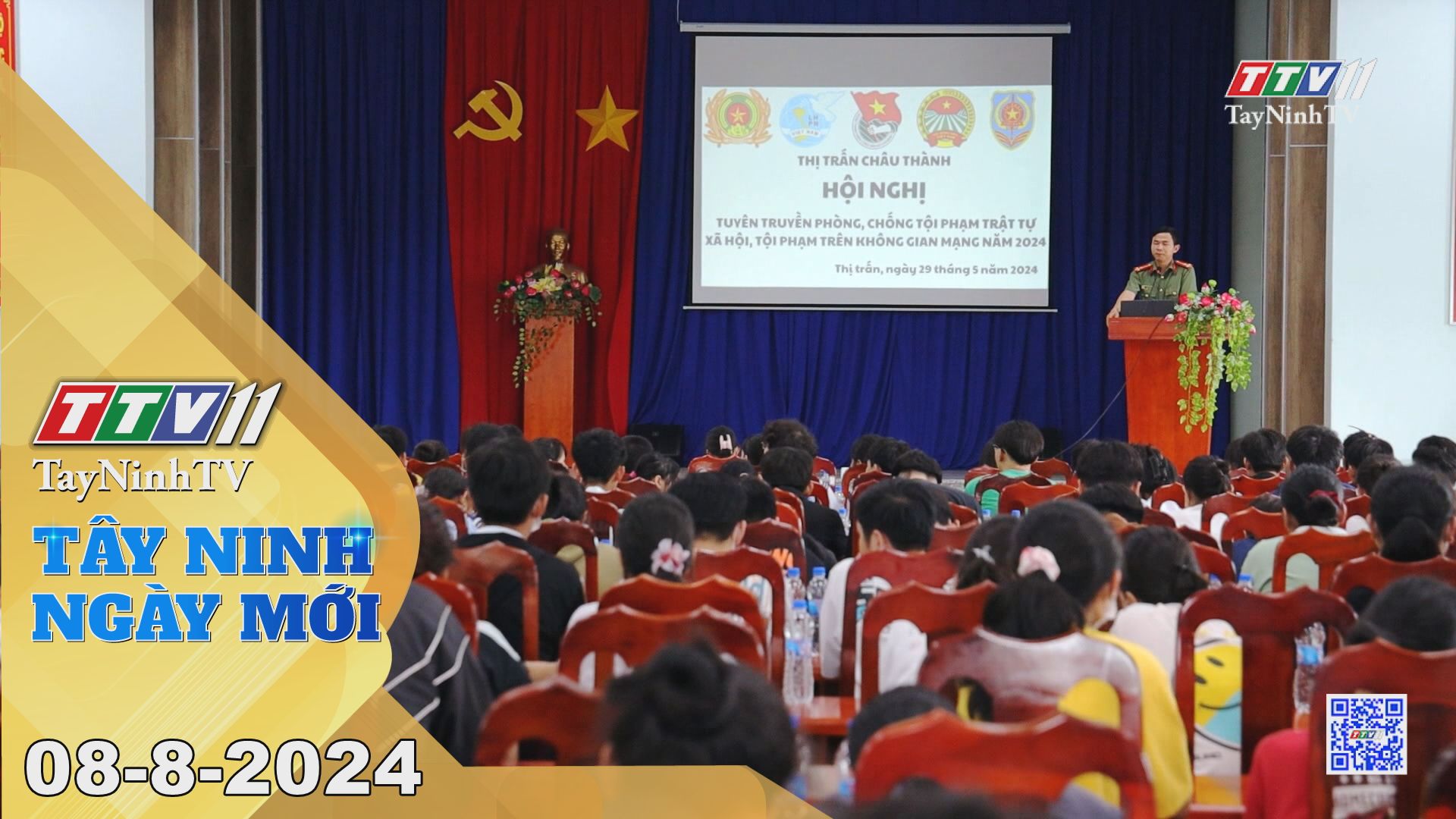 Tây Ninh ngày mới 08-8-2024 | Tin tức hôm nay | TayNinhTV